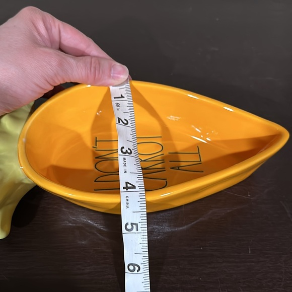 New Rae Dunn I Don’t Carrot all ceramic carrot shaped dish - Picture 5 of 6